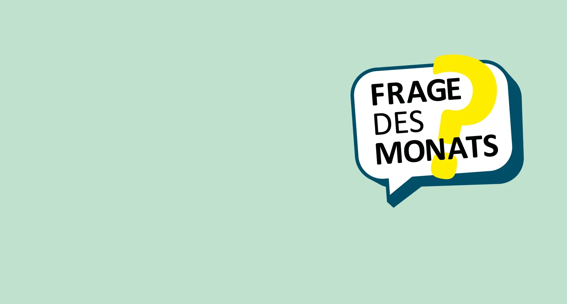 Logo Frage des Monats