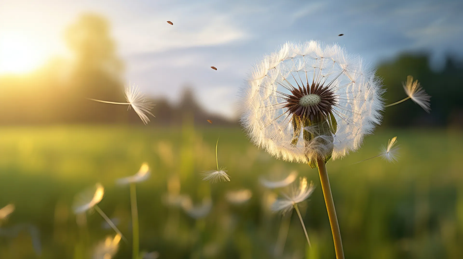 Pusteblume verweht