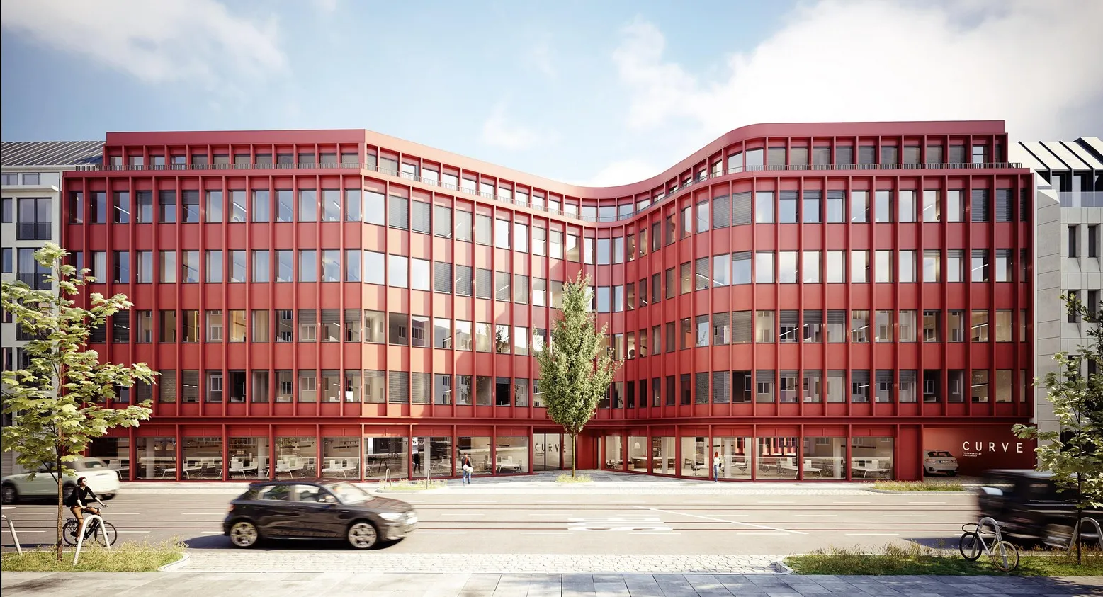 Unser Gebäude the Curve