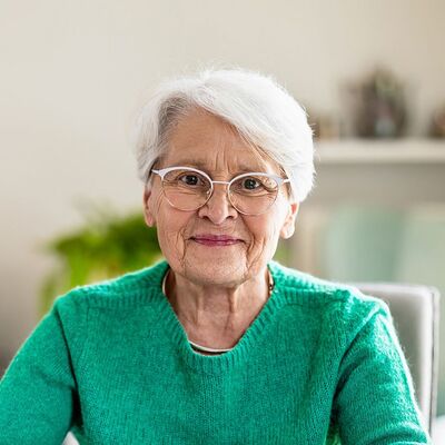 Porträt einer Seniorin