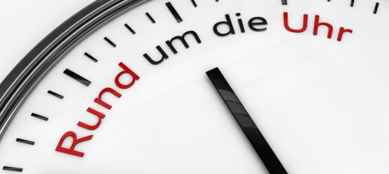 Bild einer Uhr